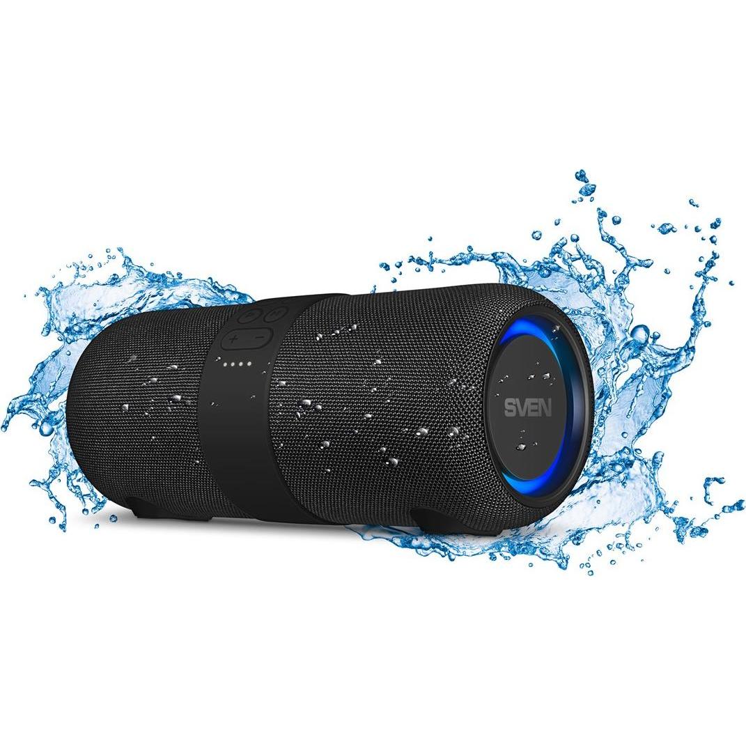 Thumbnail - Sven PS-340, juodas, power output (RMS), Atsparus vandeniui (IPx6), TWS, Bluetooth, FM, USB, lithium (10 h, Stromversorg...