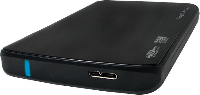 Actual product image LogiLink Storage enclosure - 2.5" (6.4 cm) - SATA 6Gb/s - 600 MBps - USB 3.1 (Gen 2) (2.5")