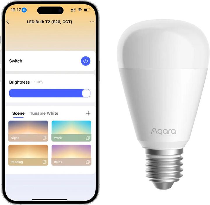 Actual product image Aqara Smarthome (E27, 9 W, 1100 lm, 1 x, F)