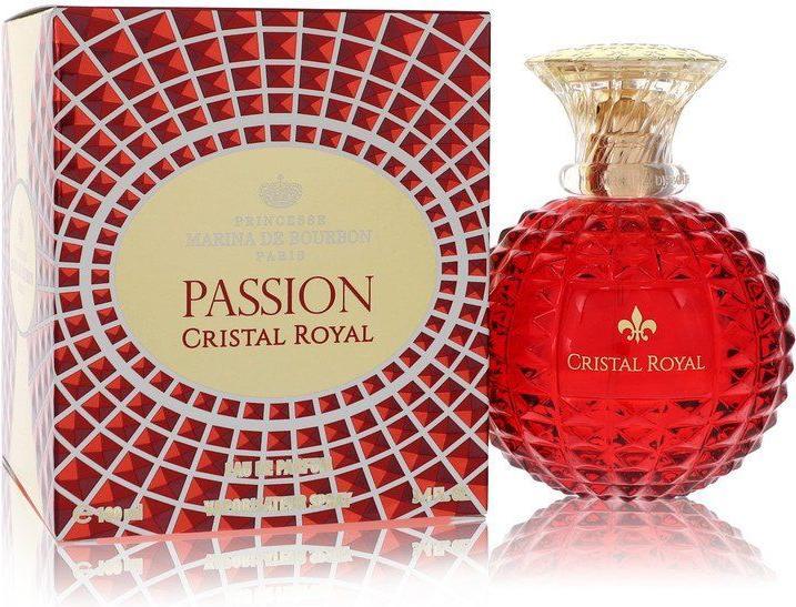 Actual product image Princesse Marina de Bourbon Cristal Royal Passion by Eau de Parfum Spray 100 ml (Eau de parfum, 100 ml)
