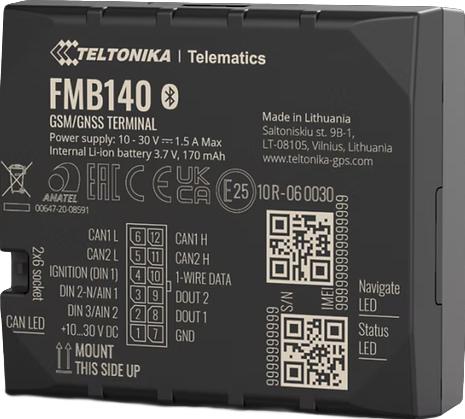 Actual product image Teltonika Telematics FMB150 CAN Support