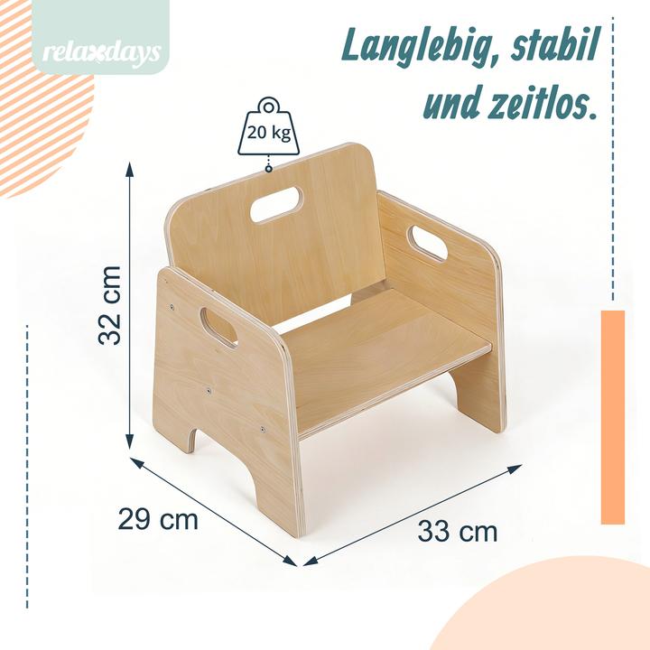Produktbild Relaxdays Kinderstuhl (Kinderstuhl)