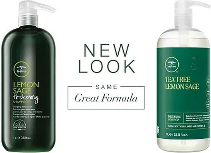 Image du produit Paul Mitchell Shampooing épaississant à la sauge citronnée (1000 ml, Shampoing liquide)