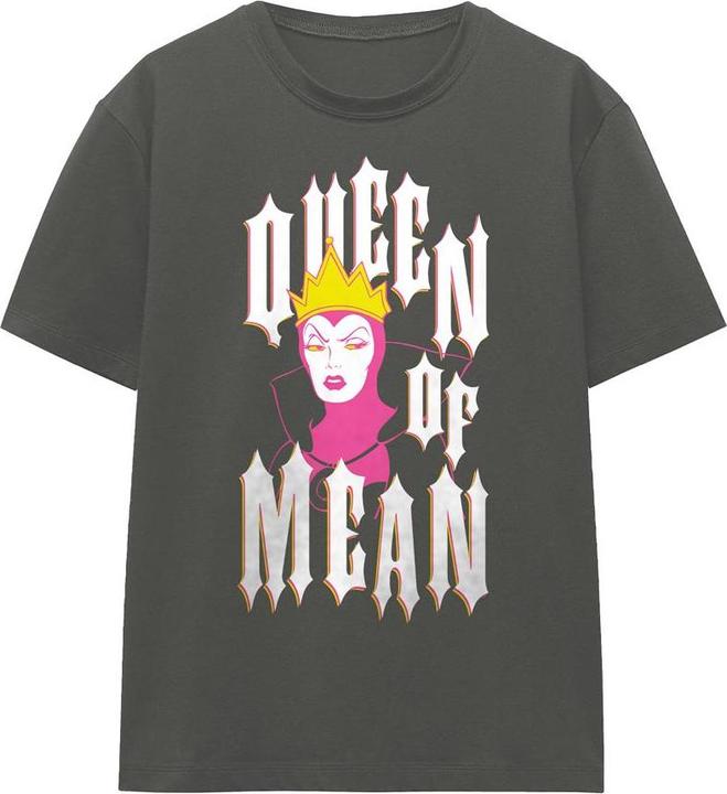 Actual product image Disney Villains Unisex Adult Queen Of Mean T-Shirt (S)
