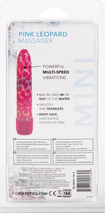 Actual product image CalExotics Leopard Massager Mini