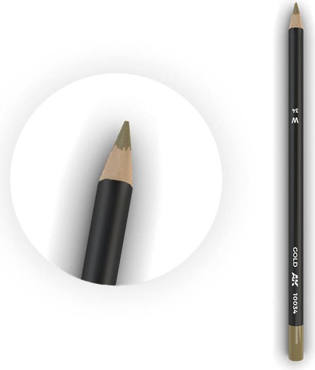 Actual product image AK Interactive Watercolour Pencil Gold (Gold, 1 x)