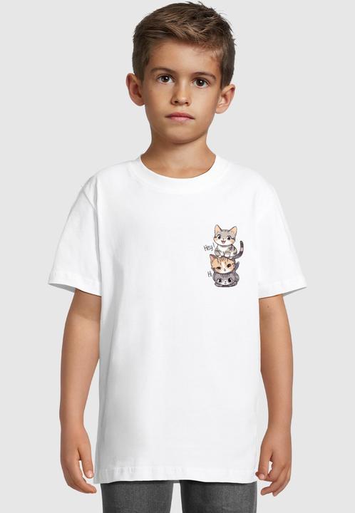 Produktbild Merchcode Kids Hi Cats - Basic Tee - 184955 (158, 164)