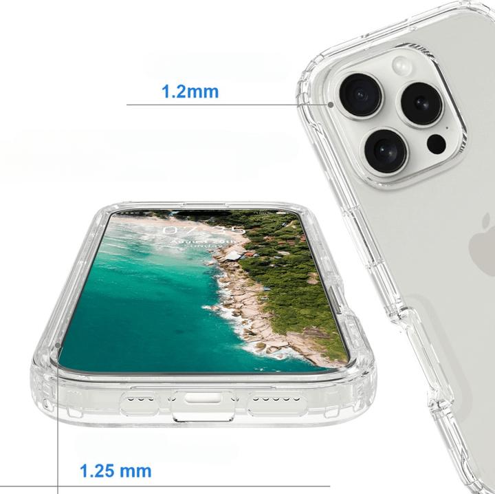 Produktbild Cover-Discount iPhone 16 Pro - Stossfeste Hybrid Handyhülle (Apple iPhone 16 Pro)