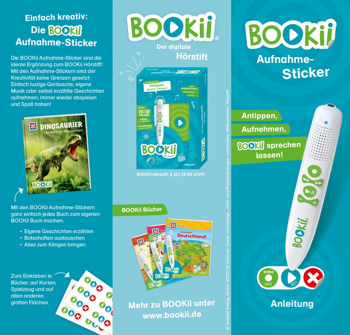 Immagine prodotto Bookii 120 adesivi neutri