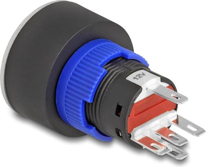 Produktbild Delock Drucktaster vorstehend zum Einbau 22 mm 5 x Lötanschl