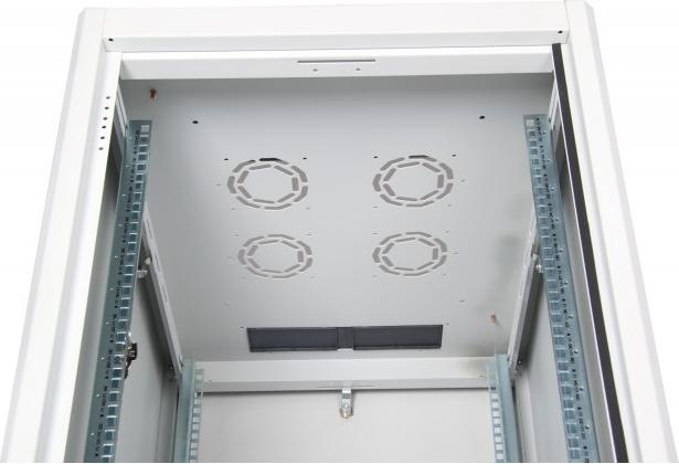 Produktbild Assmann DIGITUS Netzwerkschrank 48,3cm 19Zoll 32HE grau 1560x600x800mm Sicherheitsglas Tuer inkl. 28xMont... (32 HE, 19 Zoll Rack)
