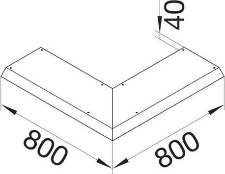 Produktbild Hager AKBA2500401 (80 cm)