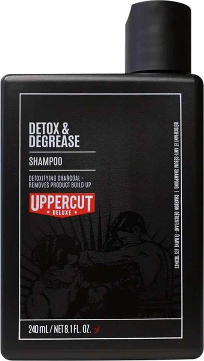 Uppercut Deluxe Haarshampoo detox & degrease (240 ml, Flüssiges Shampoo)