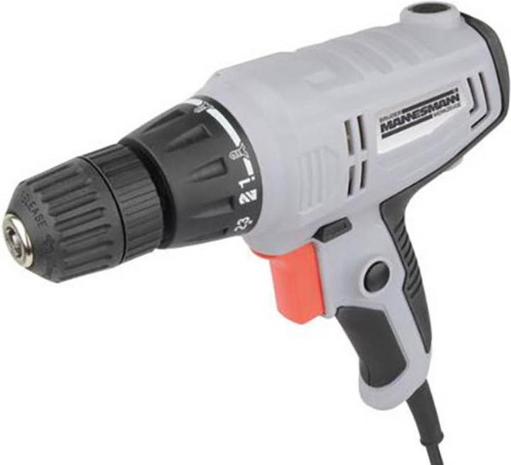Actual product image Mannesmann Electric drill screwdriver with torque adjustment (Electrical connection)
