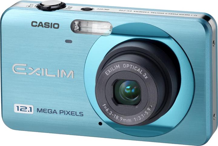 Actual product image Casio Exilim EX-Z90, 12MPixel, 3x zoom, HD movies, blue