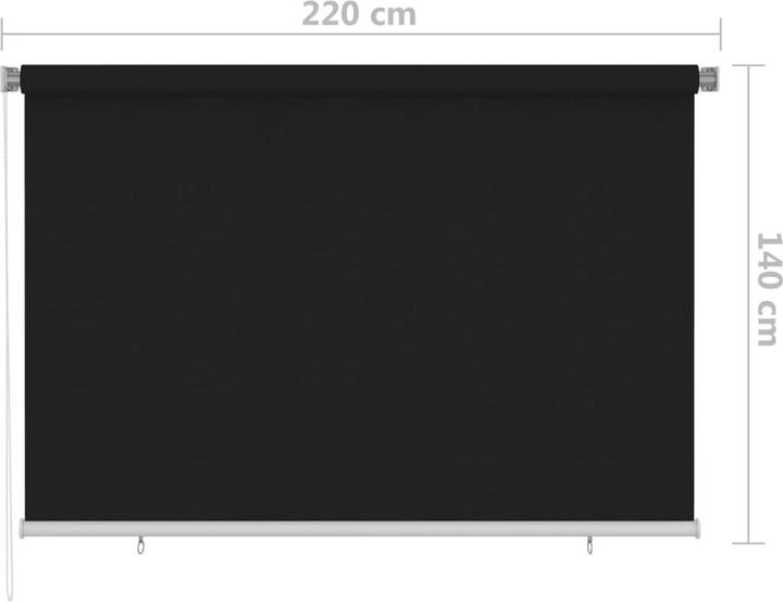 Actual product image vidaXL Roller blind (220 x 140 cm)