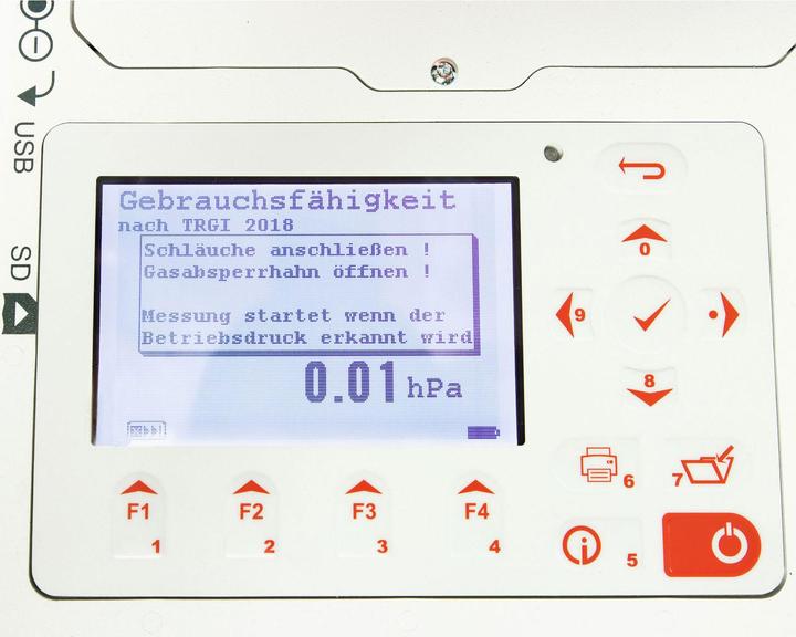 Rothenberger Druck-/Leckmengenmessgerät ROTEST GW Professional Arbeitsbereich bis 20 bar