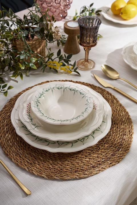 Image du produit Hermia Plain Leaves Dinner Set 24 Pieces (24 pcs)