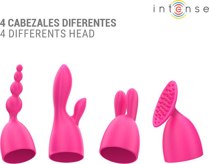 Actual product image Intense - Cher Vibrator Mit Wechselkã–Pfen