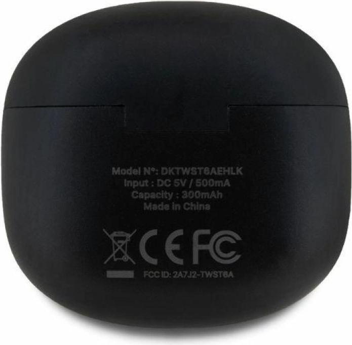 Actual product image DKNY słuchawki Bluetooth DKTWST6AEHLK czarne/black TWS BT Satiny Finish (26 h, Wireless)