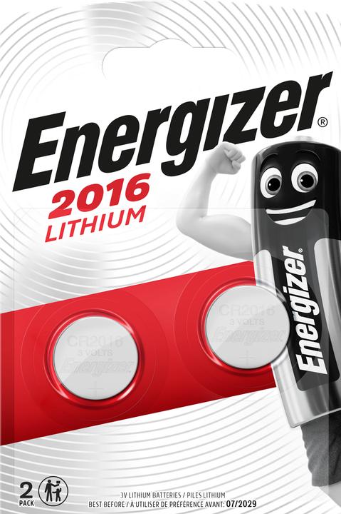 Energizer CR2016 Lithium (2 Stk., CR2016, 100 mAh)
