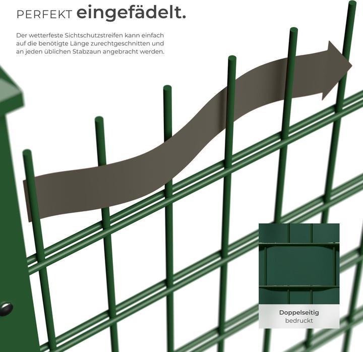 Actual product image tectake PVC privacy film
