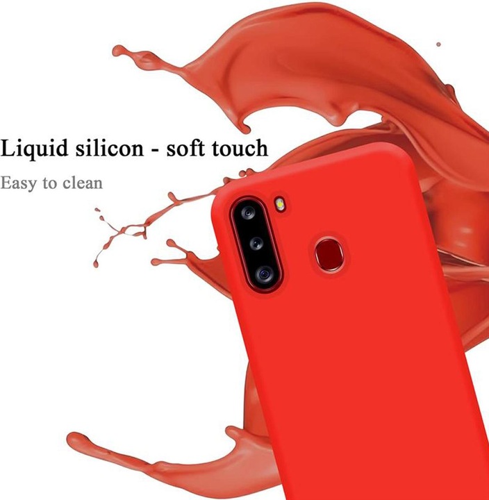 Produktbild Cadorabo TPU Liquid Silicone Case Cover (Samsung Galaxy A21)