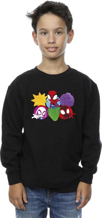 Immagine prodotto Spidey And His Amazing Friends Faces Felpa Ragazzi (140, 146)