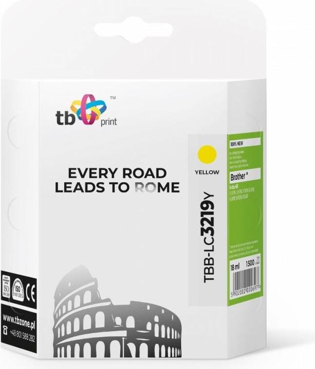 Image du produit TBB-LC3219Y cartouche d'encre 1 pc(s) Compatible Jaune (Y)