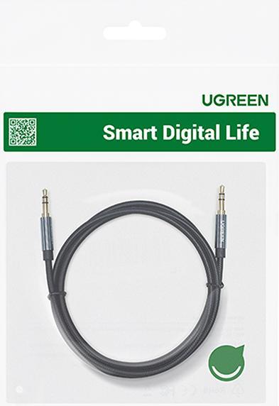 Produktbild Ugreen audio cable 2 x mini jack 3.5mm 0.5m blue (AV112) (0.50 m, 3.5mm Klinke (AUX))