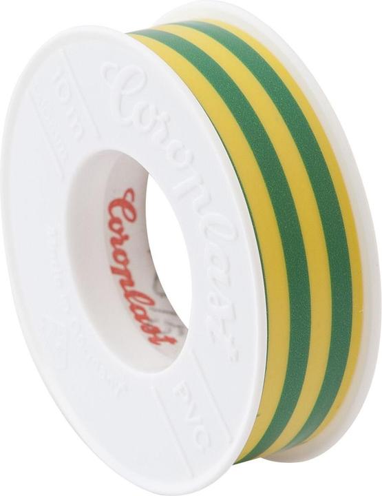 Coroplast COROPLAS 302 0,15MMx15MMx10M PVC elektrische isolatietape 302, VDE, EN 6045 302015MMX15MMX1 (15 mm)