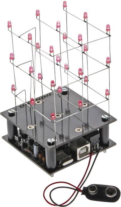 Actual product image Velleman 3D LED CUBE 3 x 3 x 3