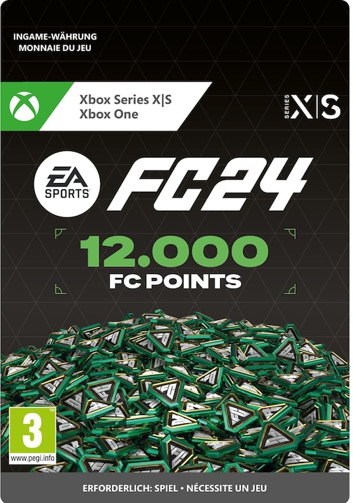 Actual product image Microsoft Xbox EA SPORTS FC 24 12000 FC POINTS Download Code