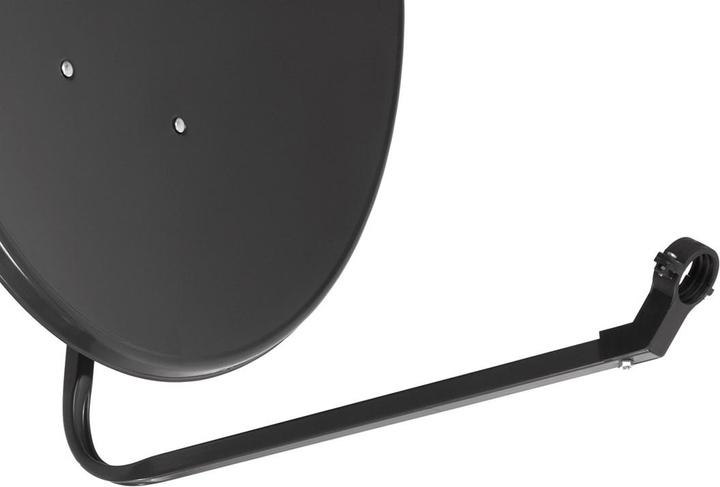 Image du produit Maclean Système TV à antenne satellite MCTV-929, acier phosphaté, graphite, 90 cm (Antenne parabolique)