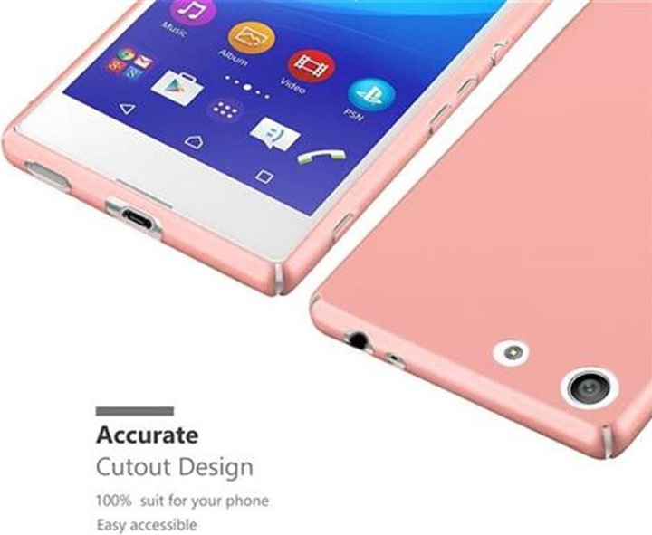 Produktbild Cadorabo Hard Cover Matt Metall Cover (Sony Xperia M5)