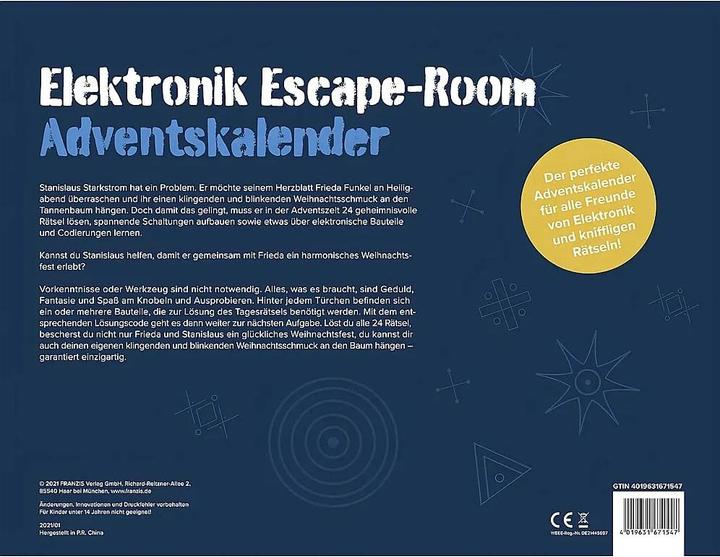Produktbild Franzis Elektronik Escape Room