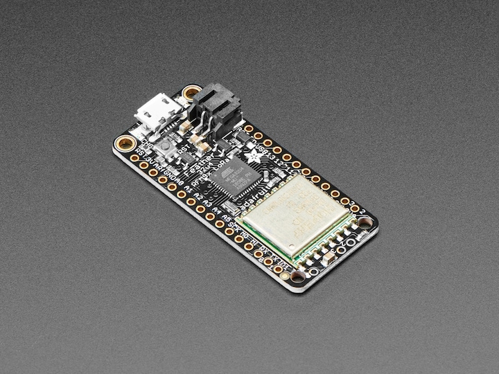 Actual product image Adafruit Feather 32u4 RFM95 LoRa Radio 868 or 915 MHz (Various)