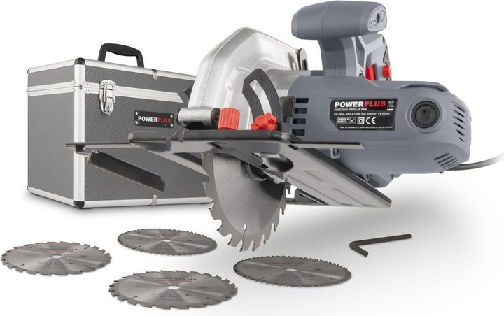 Produktbild Powerplus Handkreissäge 1200W Ø 185mm - 4 Acc.