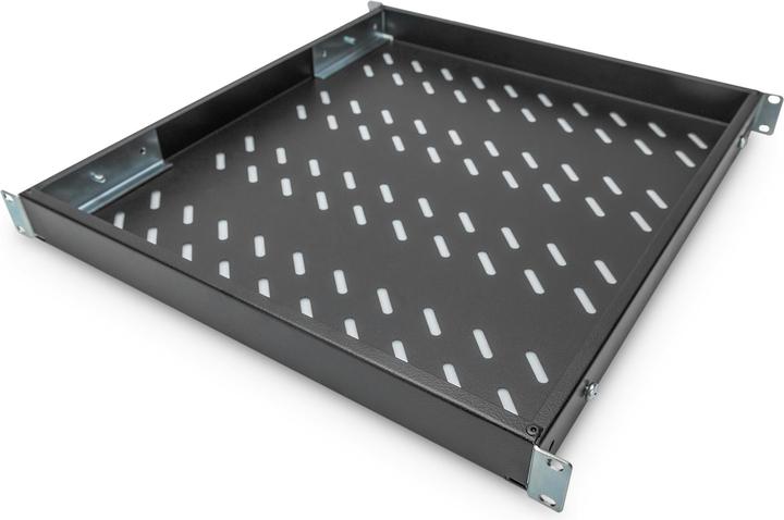 Image du produit Digitus DN-19 TRAY-1-800-SW Étagère fixe 525mm, max. 50kg noir