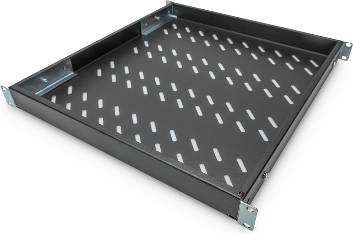 Actual product image Digitus DN-19 TRAY-1-800-SW Shelf fixed 525mm, max. 50kg black