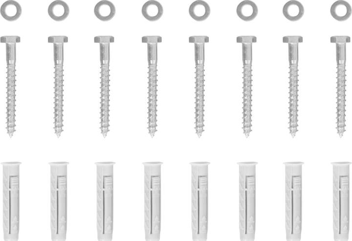 Image du produit Gymrex Barres à dips - Montage mural - 4 prises - Rembourrées - 120 kg