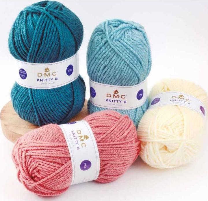 Actual product image DMC Knitty 6 col. 829 ca. 140 m 100 gr (140 m)