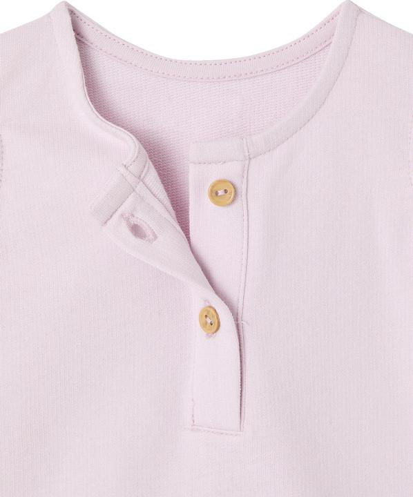 Actual product image Vertbaudet Bio-Kollektion: Mädchen Baby-Set aus Kurzoverall und Haarband (68)