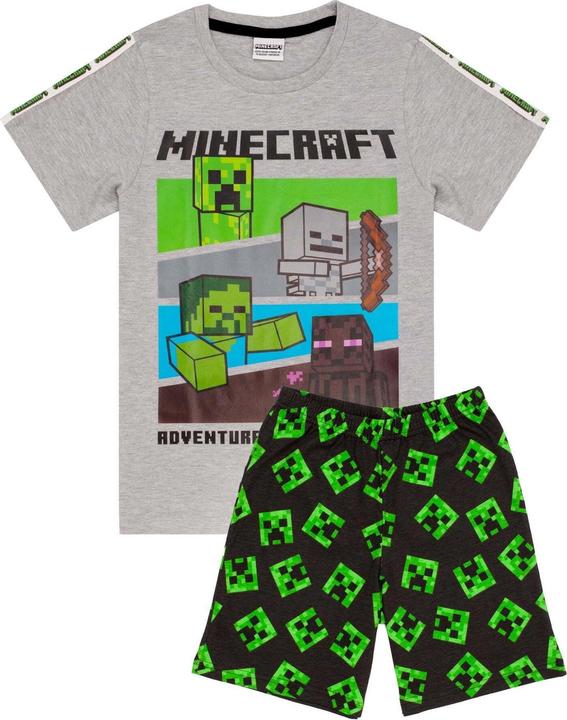 Productafbeelding Minecraft Jongens pyjama met korte broek (146)