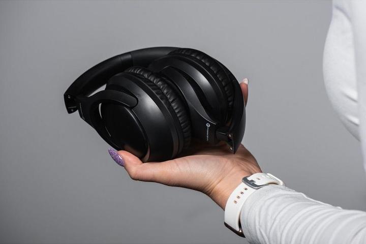 Immagine prodotto Forcell Wired headphones F-AUDIO Vibe ANC wireless headphones bluetooth ANC + TUYA APP black (ANC, 20 h, Senza fili)