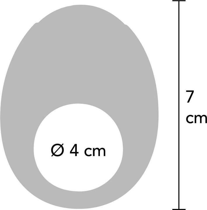 Actual product image ToyJoy LUZ Eclipse Penis Ring (3 cm)
