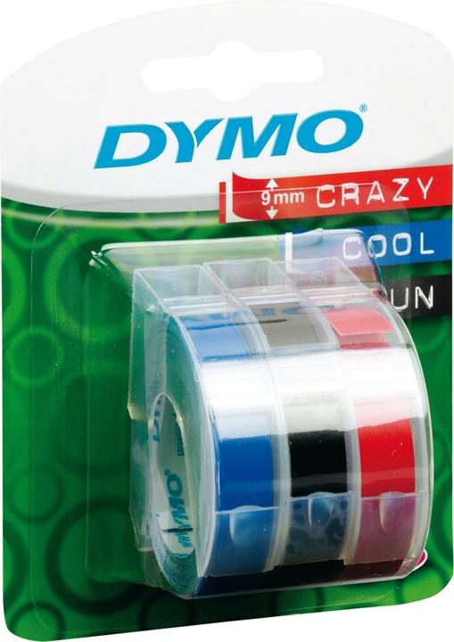 Actual product image Dymo Embossing tape 3D (0.90 cm, Red, Blue, Black)
