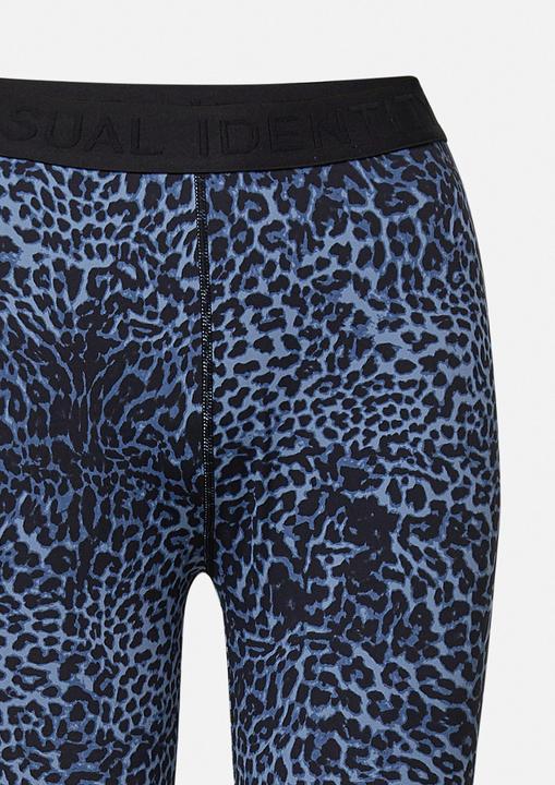 Comma Leggins Jersey-Leggings mit All-over-Leo-Print (34, 36)