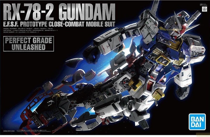 Actual product image Bandai Gundam - Unleashed RX-78-2 Perfect Grade