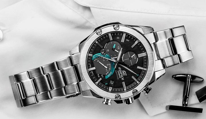 Produktbild Edifice EQB-1000D-1AER (Analoguhr, Chronograph, Hybrid Uhr, 49.90 mm)